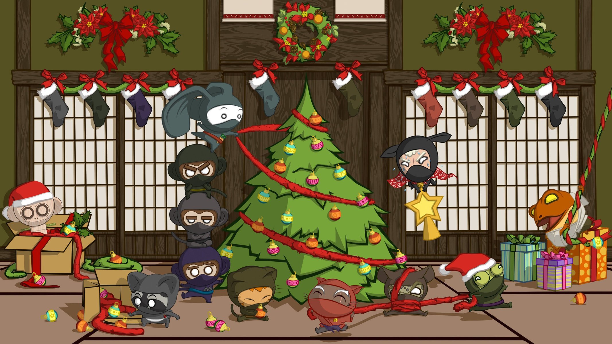 año nuevo ninja año nuevo feliz navidad navidad vacaciones