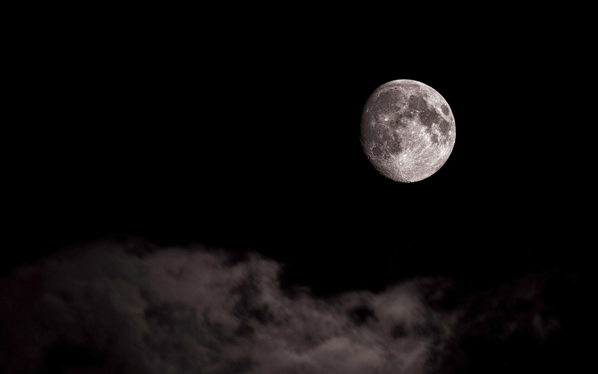 luna cielo espacio