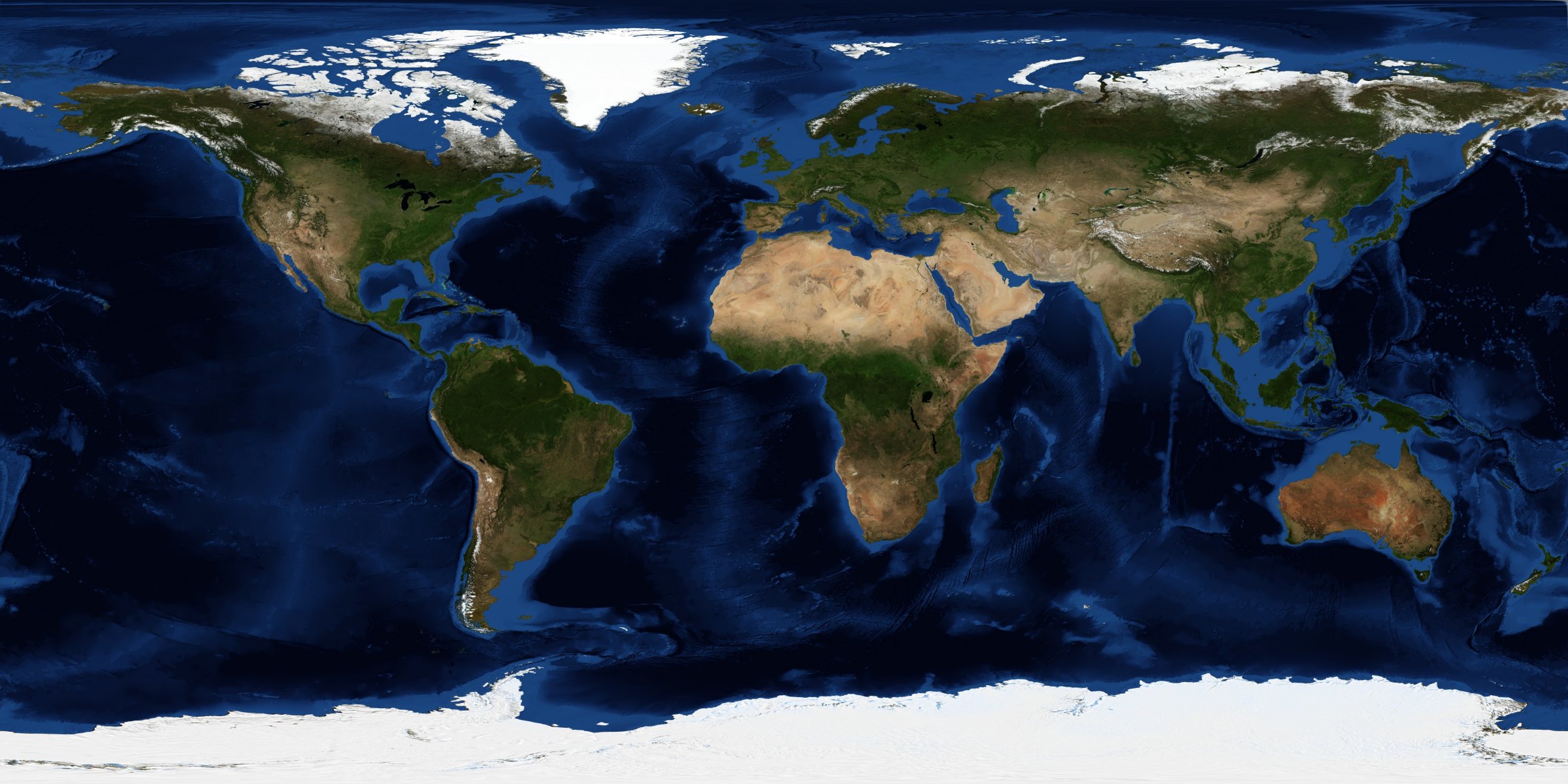 terre planète continents océans carte