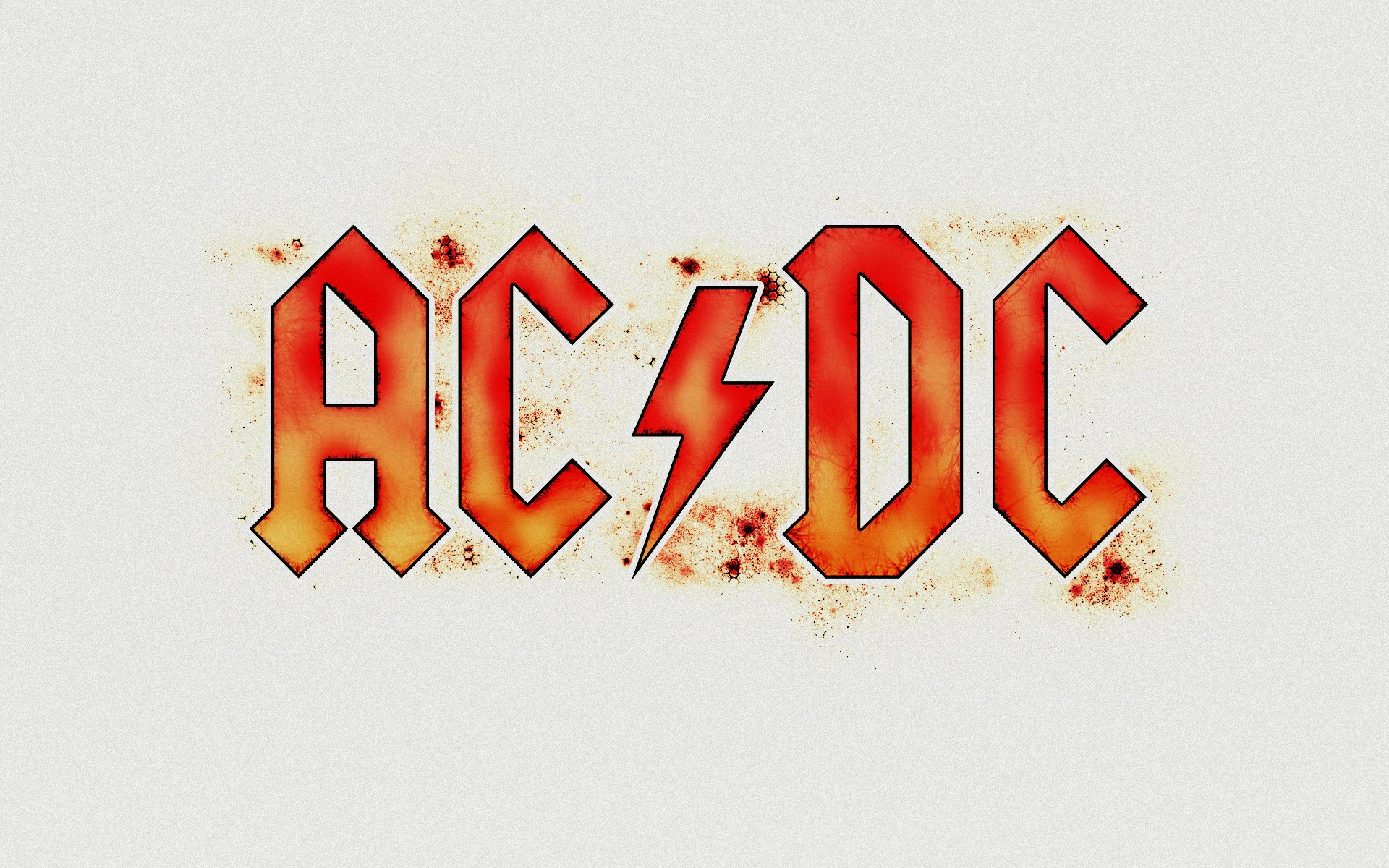 eysidisi hard rock music group acdc with style background