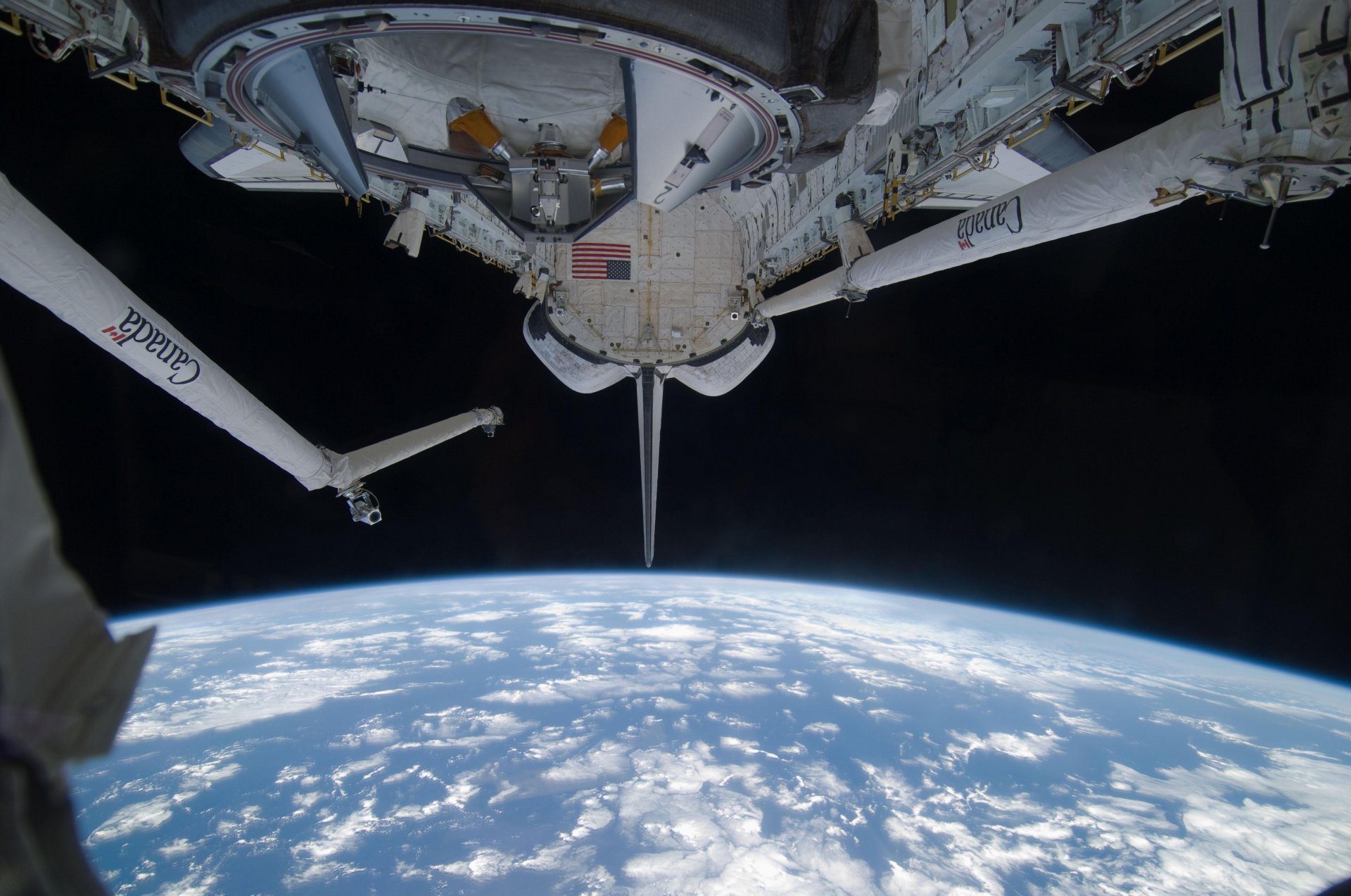 tierra espacio manipulador lanzadera