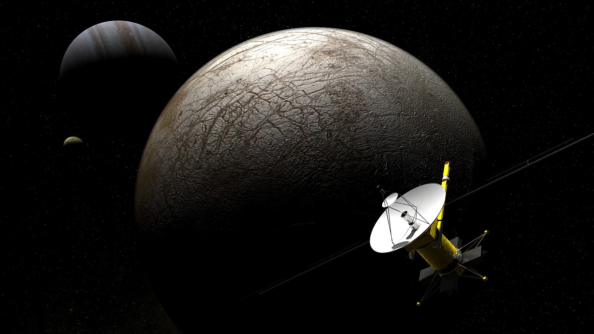 europa clipper estación interplanetaria nasa júpiter europa