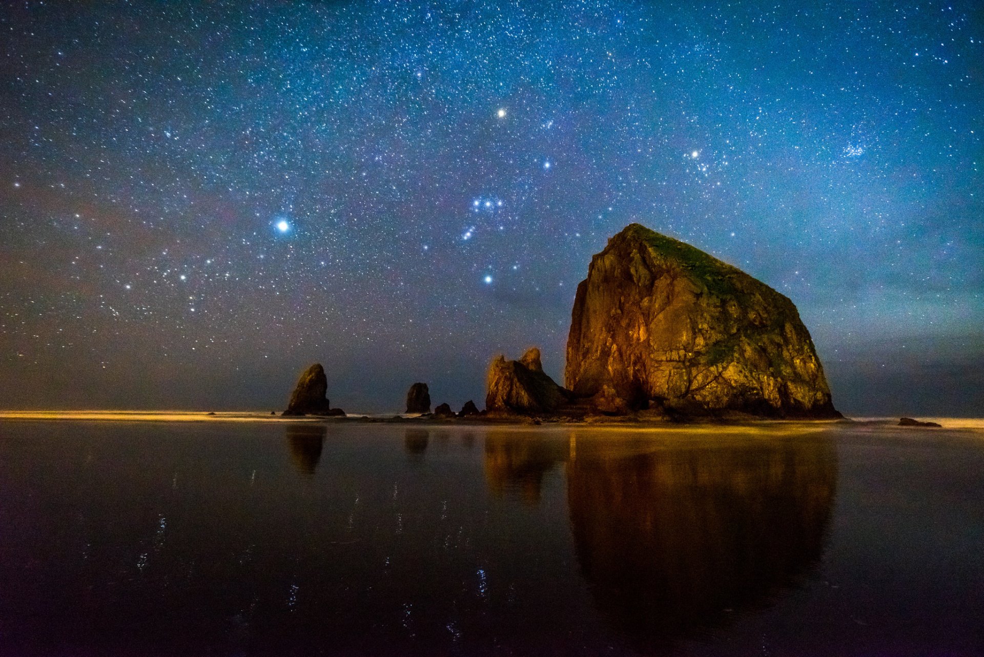 via lattea spazio pietra stagno specchio riflessione stelle misteri