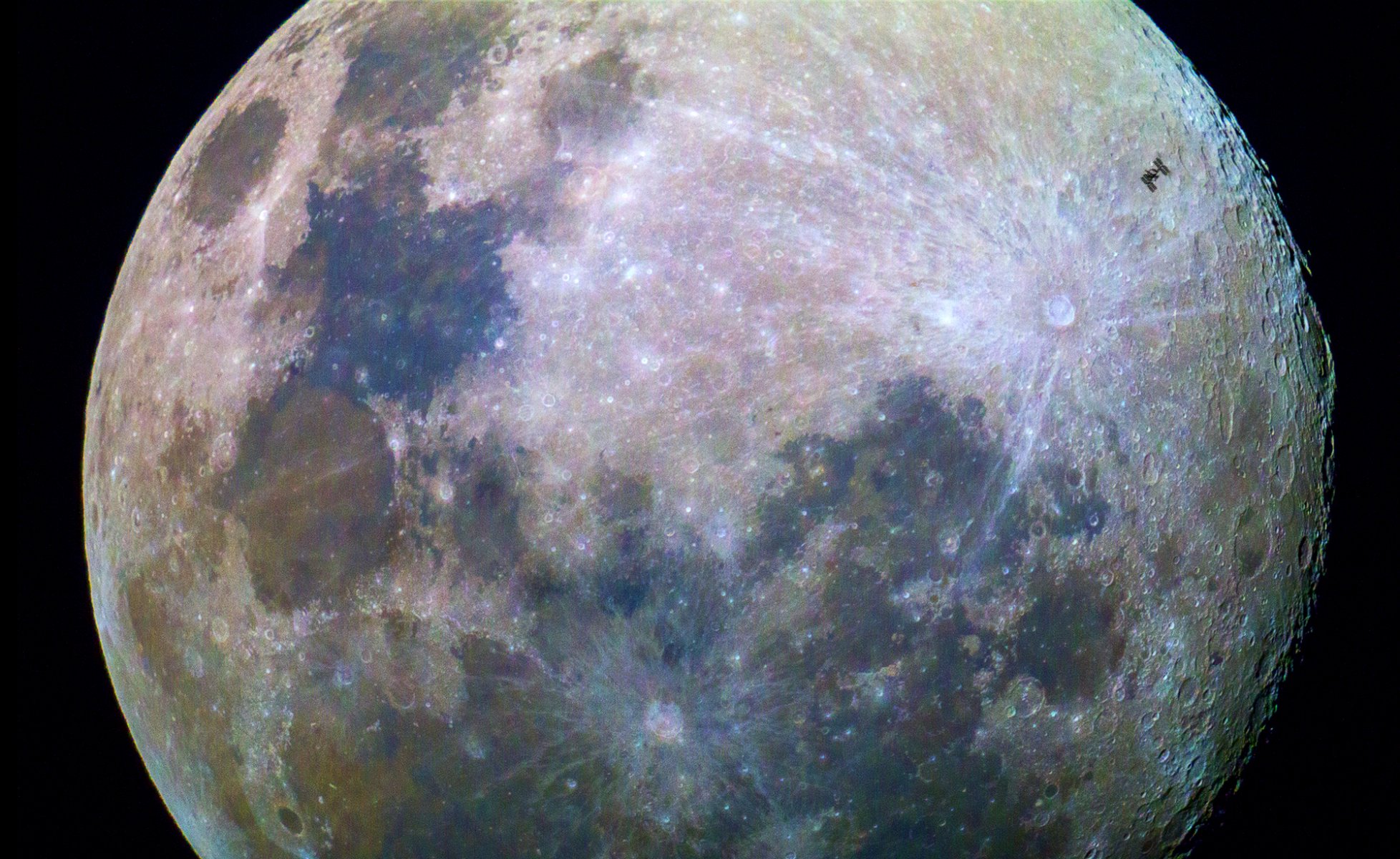 mond konturen satellit oberfläche