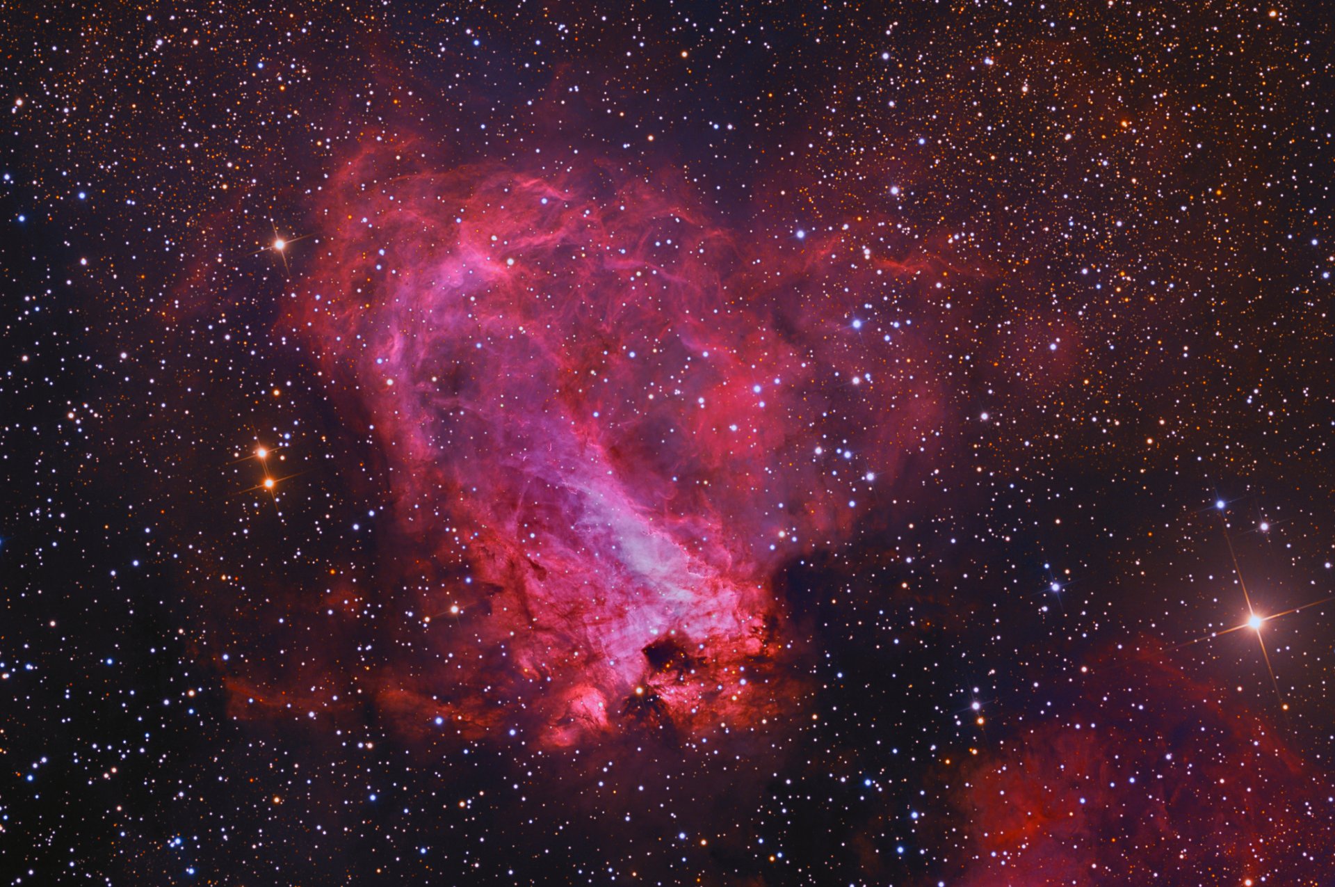 cygnus lnb 274 nebulosa constelación cosmos