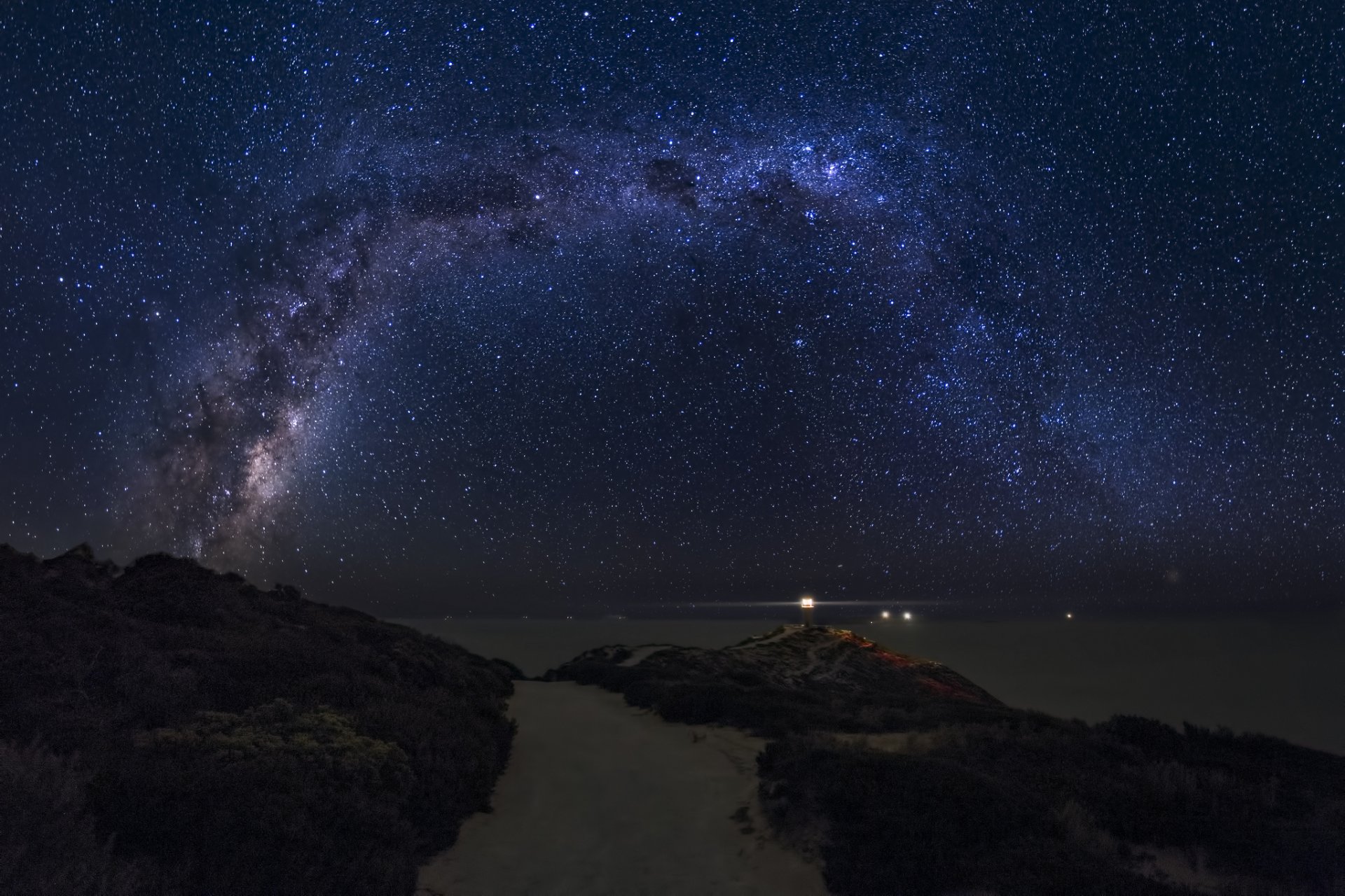 espacio estrellas noche espacio vía láctea