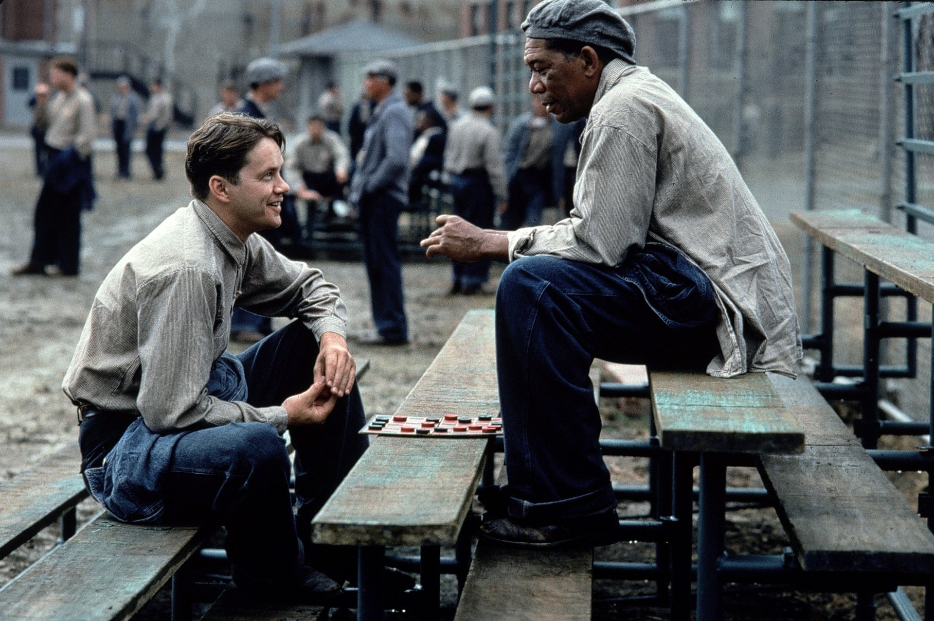 el escape de shawshank the shawshank redemption morgan freeman