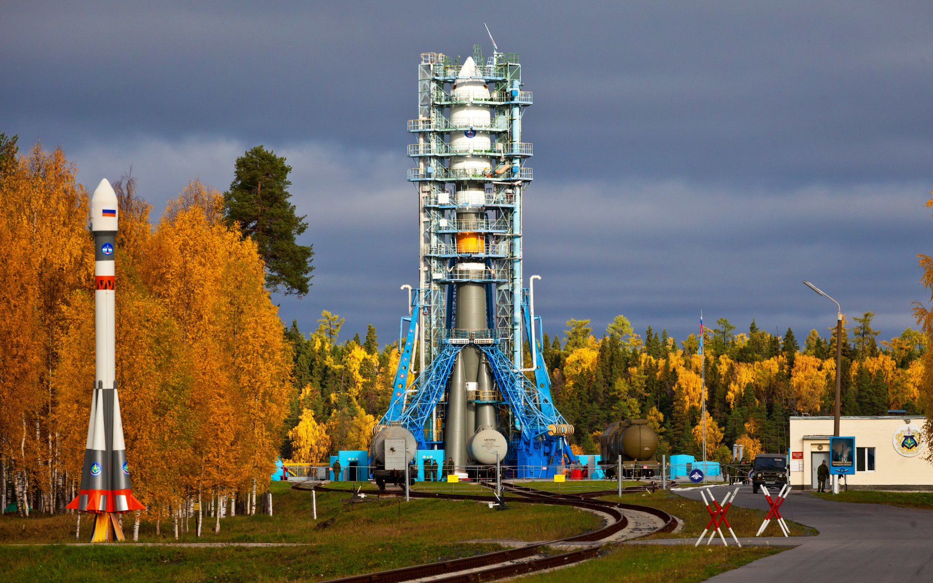 plisetsk weltraumbahnhof rakete startplatz