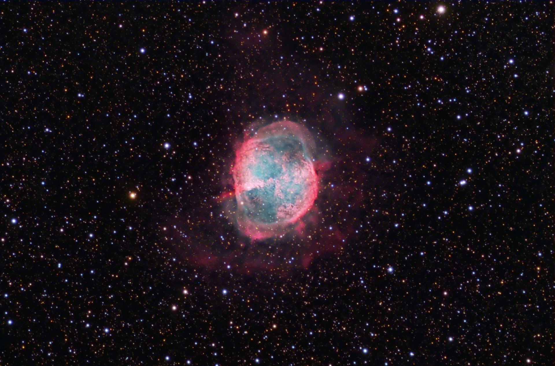 nebulosa manubrio m27 costellazione spazio universo spazio