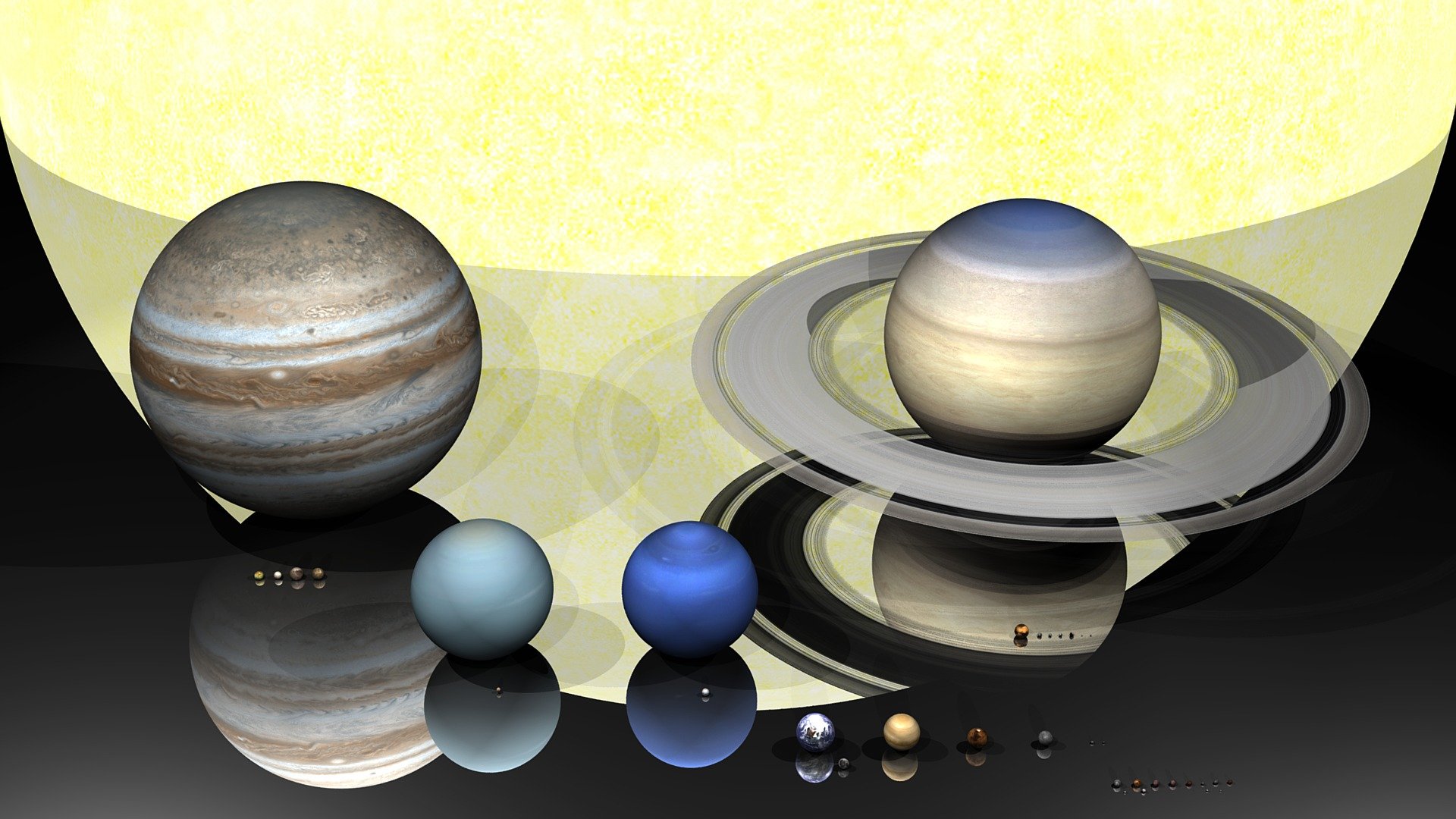 sol planetas sistema solar figuras