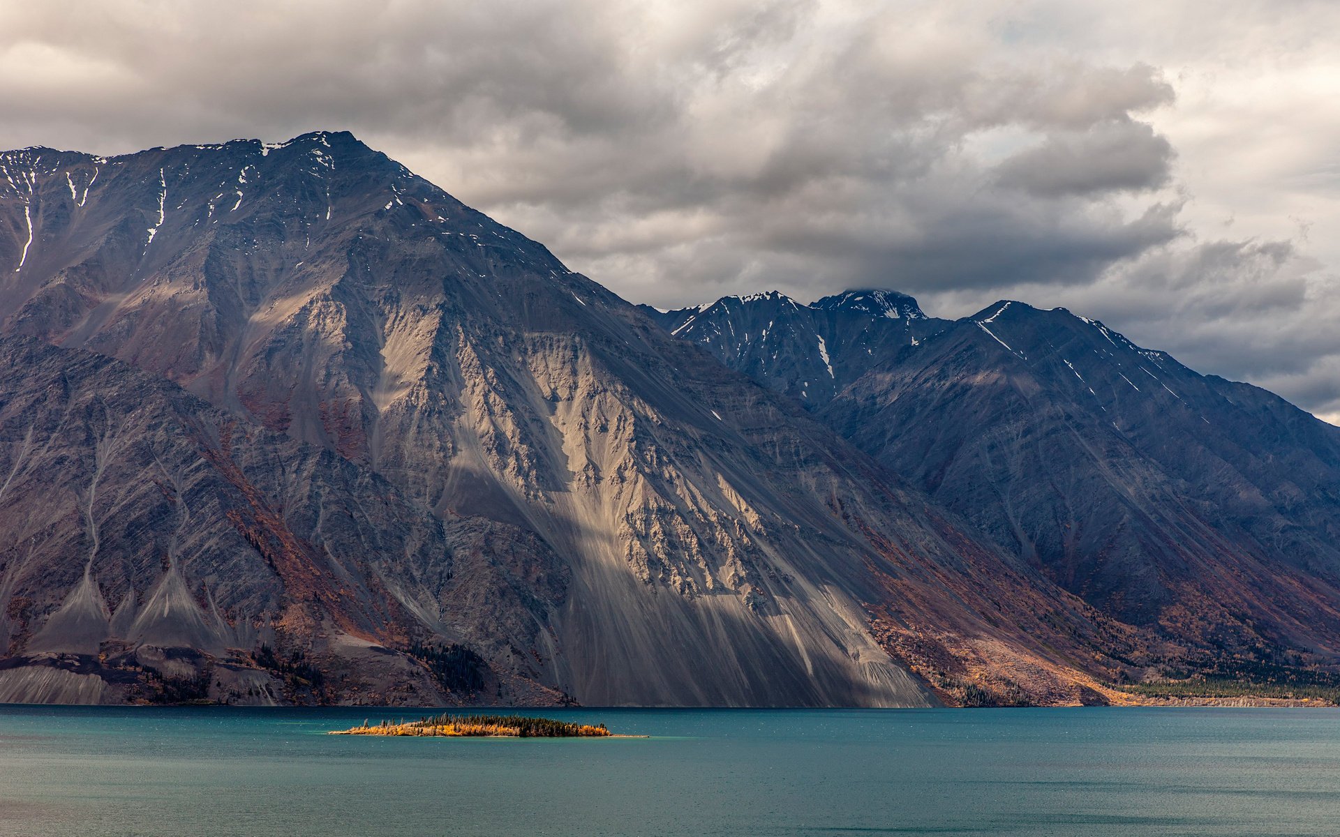 nature water mountains mountain island lake cloud