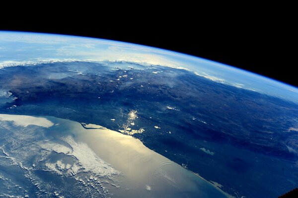 The Earth from the ISS looks great in outer space