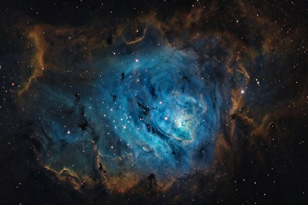 A star nebula in a beautiful cosmos