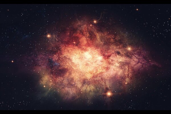 Cosmos stars light gas cloud incandescent gas