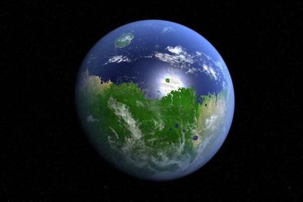 La superficie del pianeta Terra. Le vaste distese d acqua della terra
