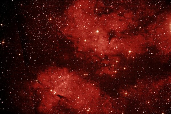 Image de la nébuleuse rouge dans l espace