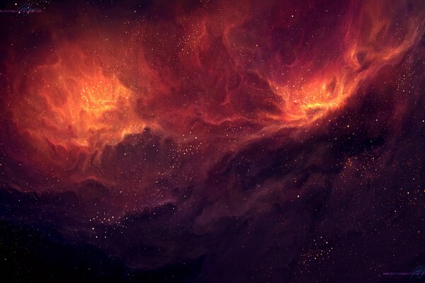 Amazing space art, extraordinary lighting