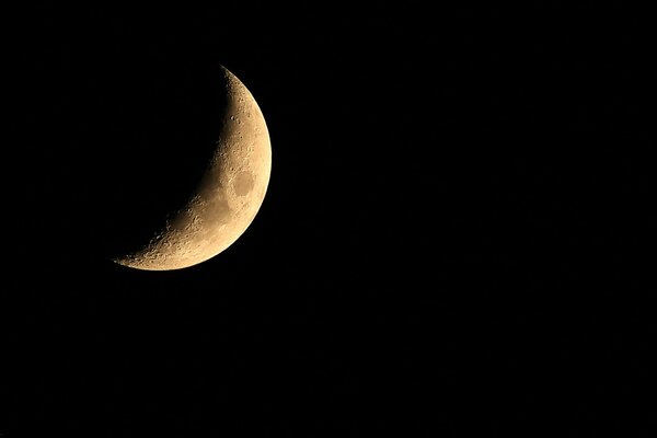 Vista de la Luna desde un satélite espacial