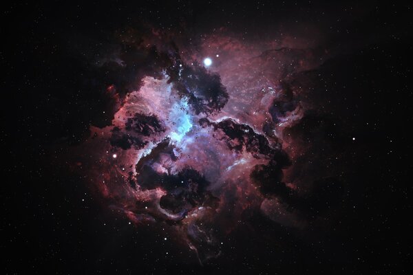 Atlantis Nexus Nebula view from space