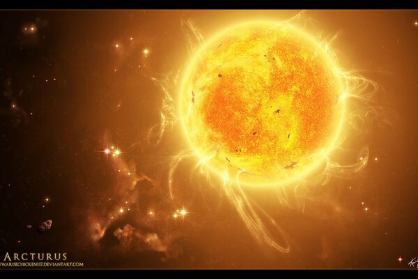Le soleil éclaire les langues de flamenplanète
