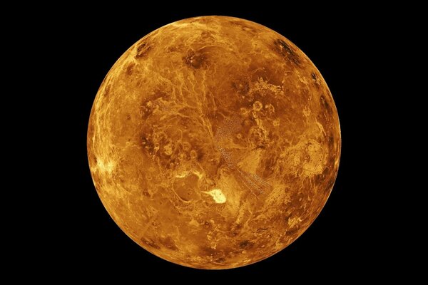 Atmosphere of the red planet Venus