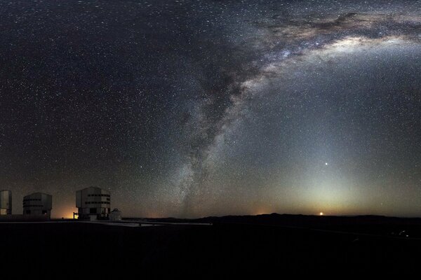 An unusual view of the Milky Way panorama