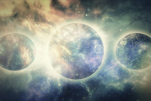 Trois planètes inexplorées dans notre galaxie