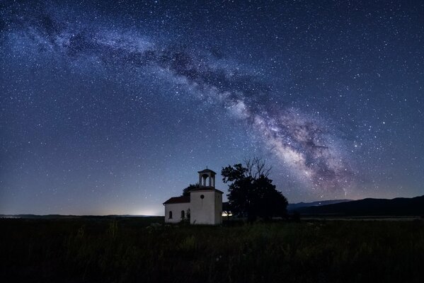 Cathedral of St. Peter and Paul on a hill in Bulgaria