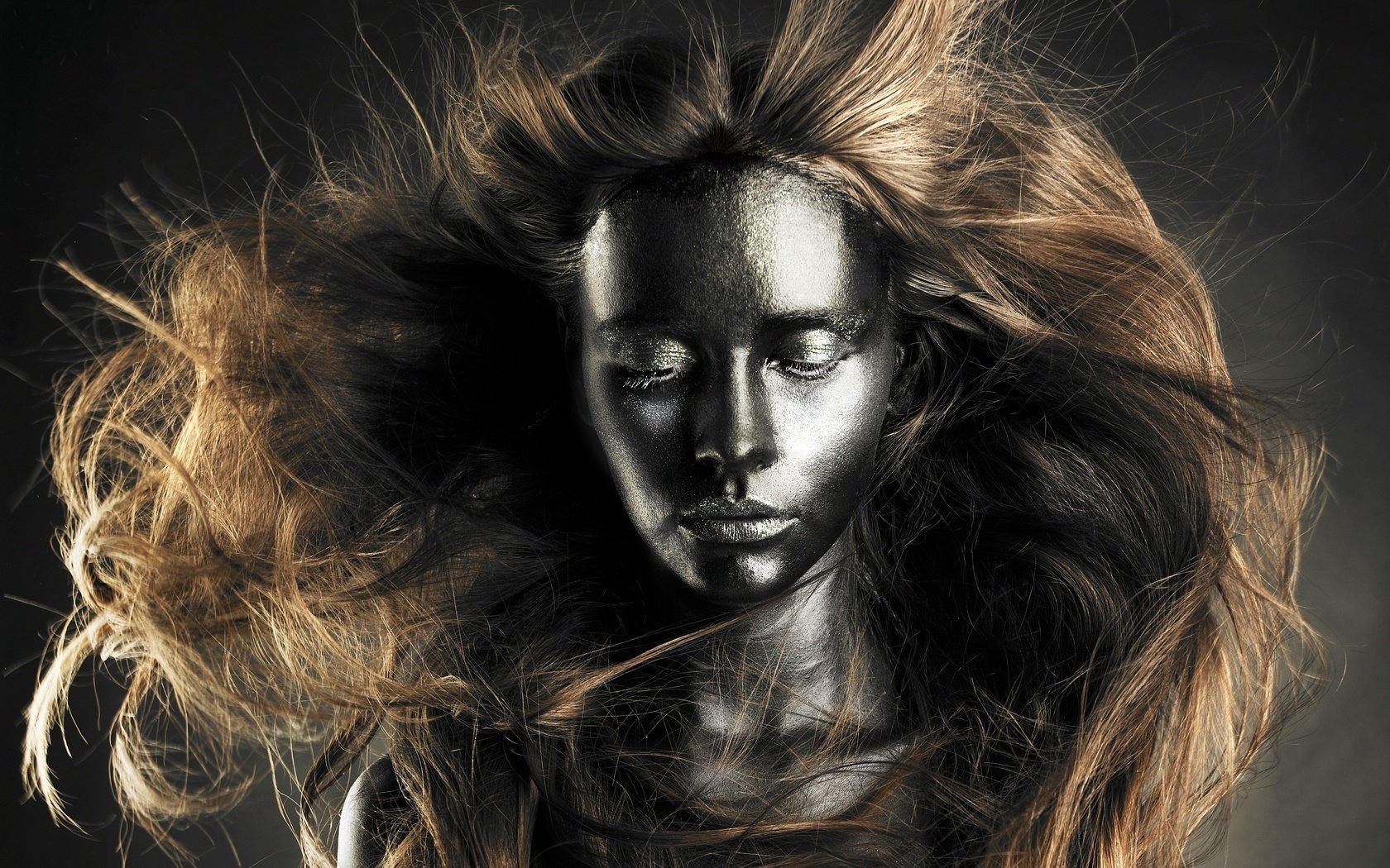 gesicht haare farbe wind