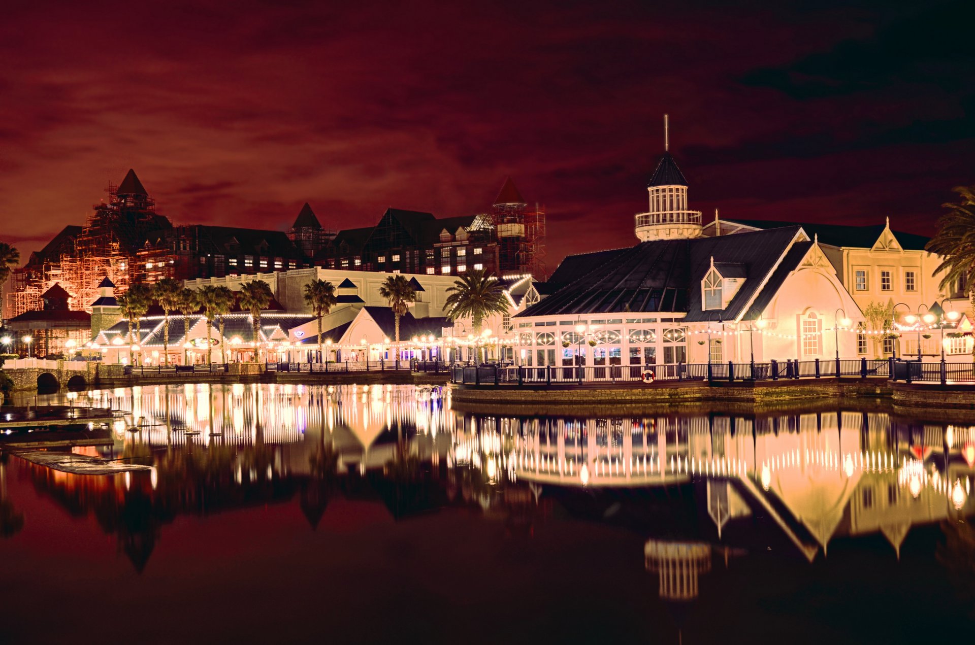 sud africa port elizabeth notte luci bagliore