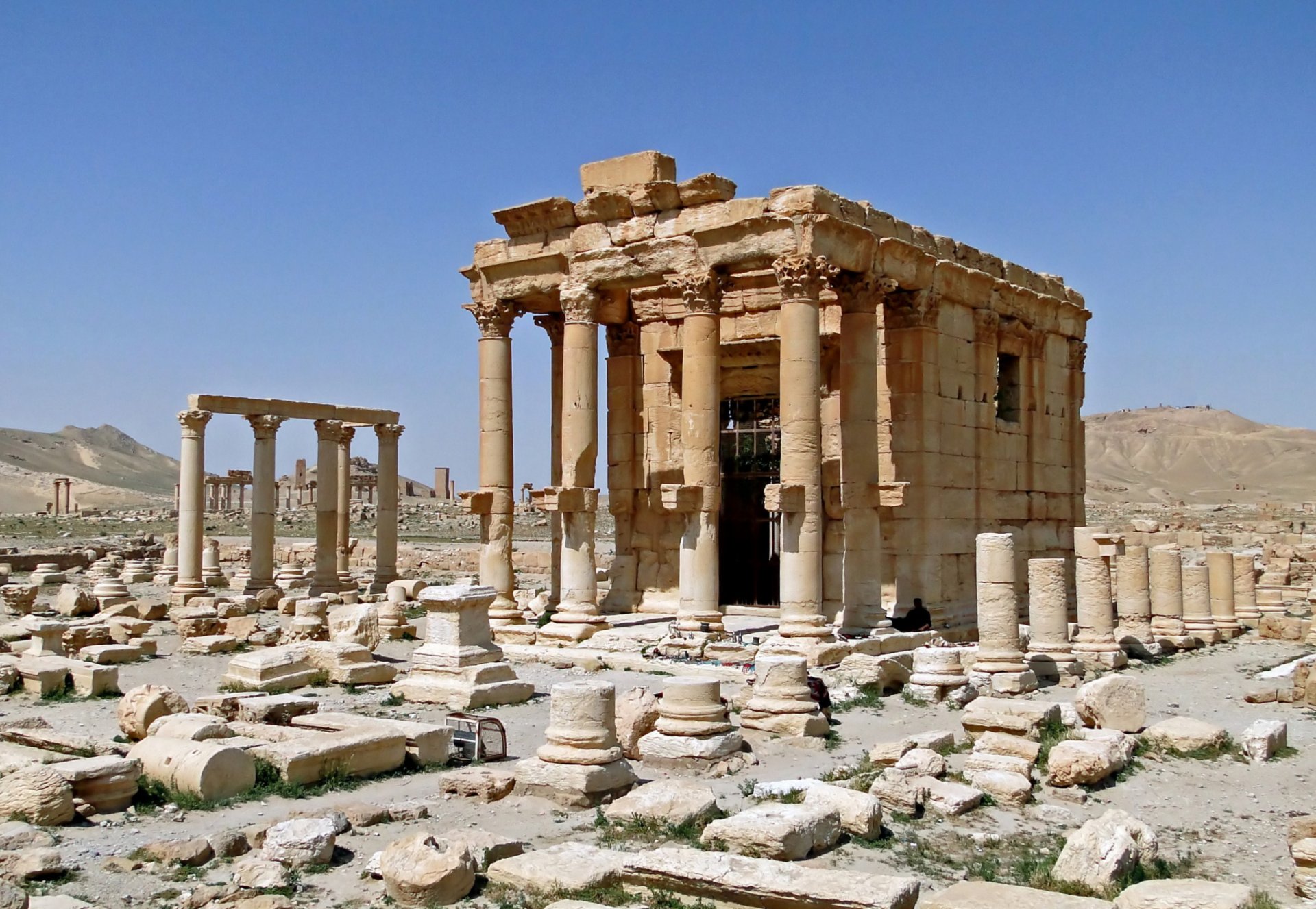 antike stadt palmyra syrien tempel baalshamin baalshamin