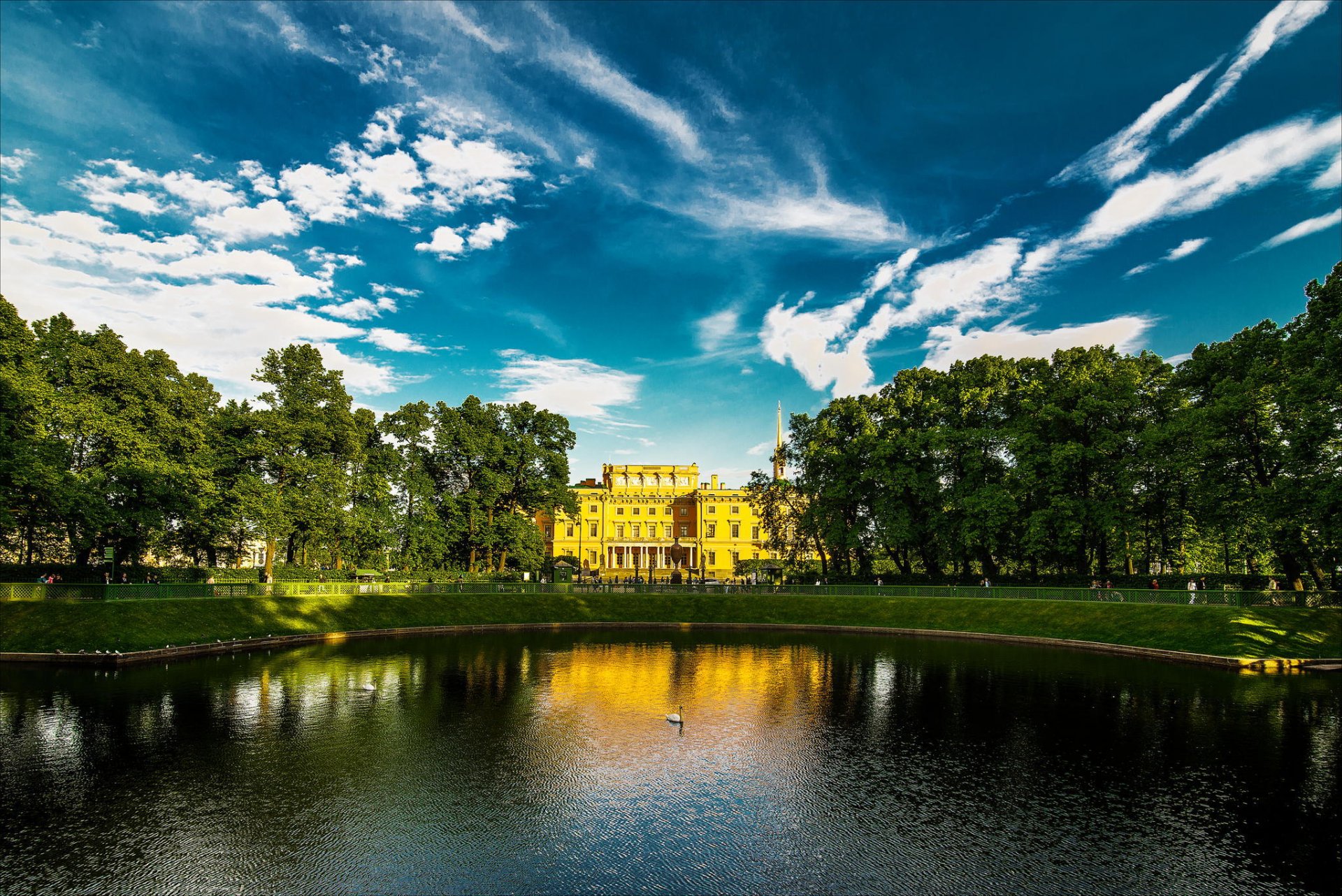t. petersburg St. petersburg St. petersburg russia palace lake