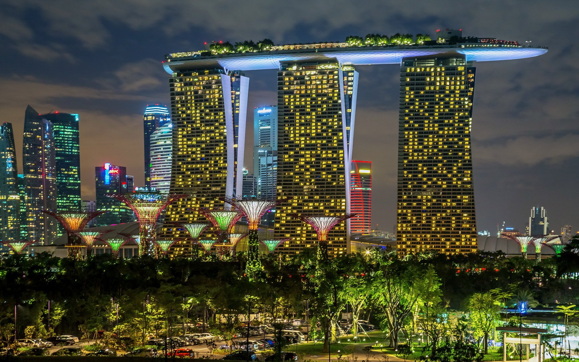 singapur garten und sand stadt