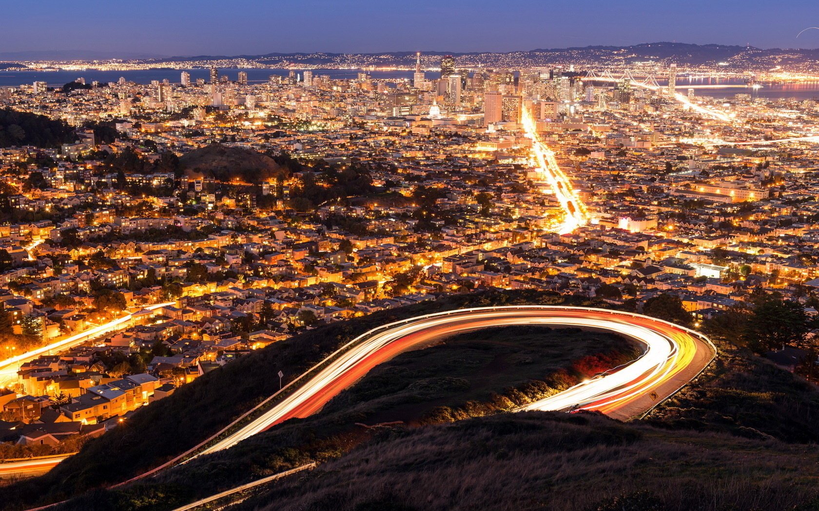 un francisco luces noche