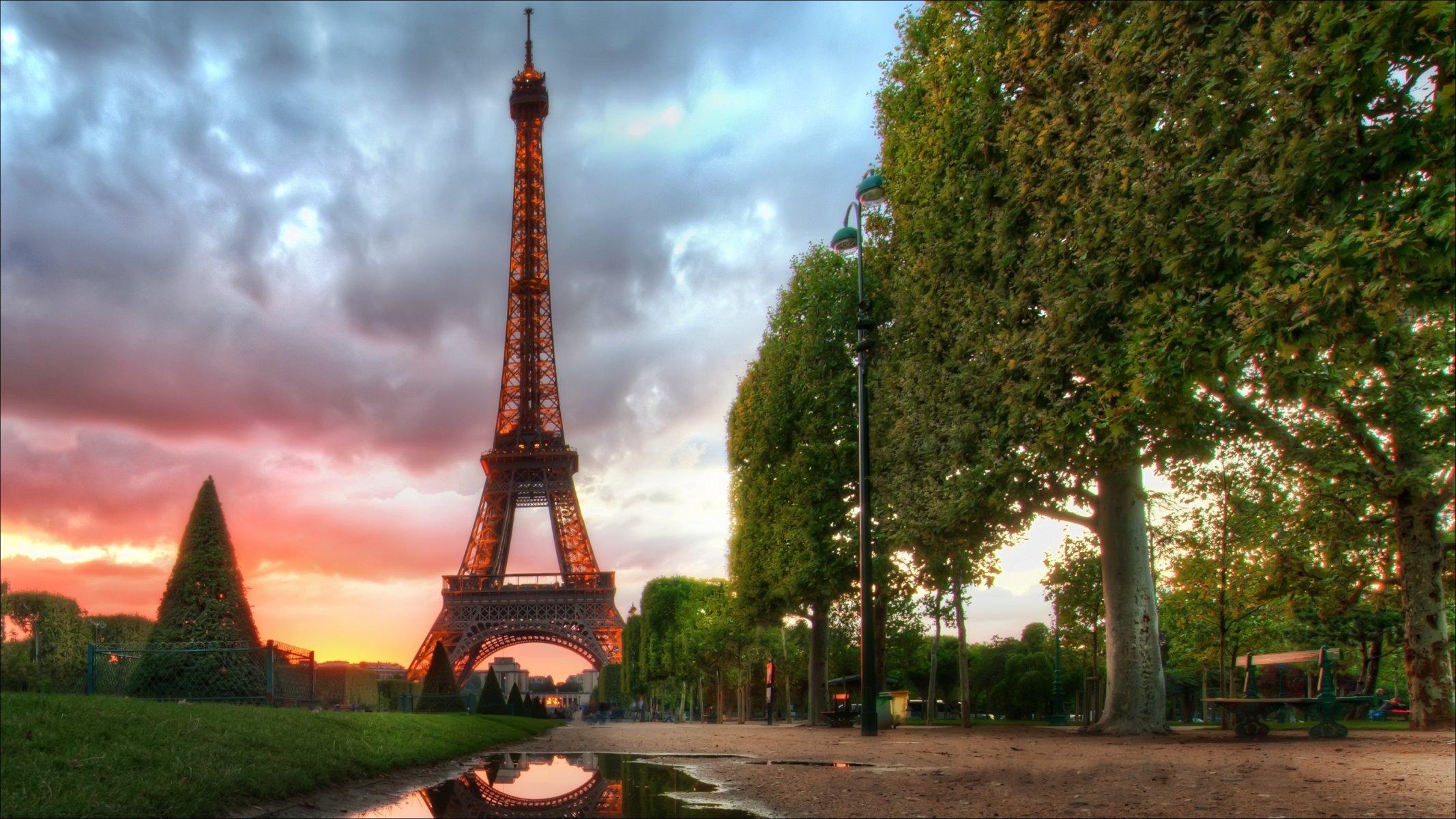 frankreich paris eiffelturm nacht morgen eifelturm