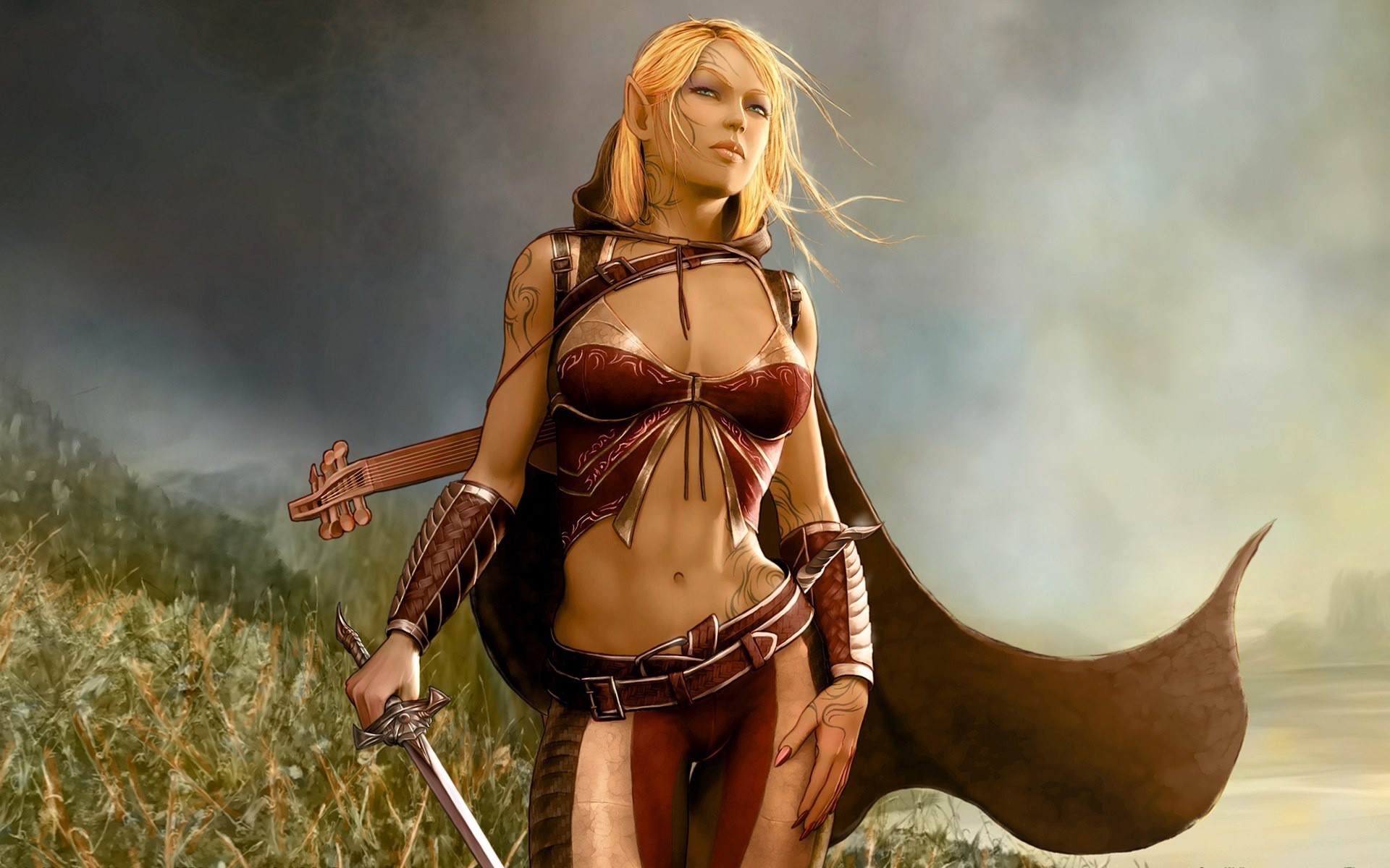 fantasy combattant épée