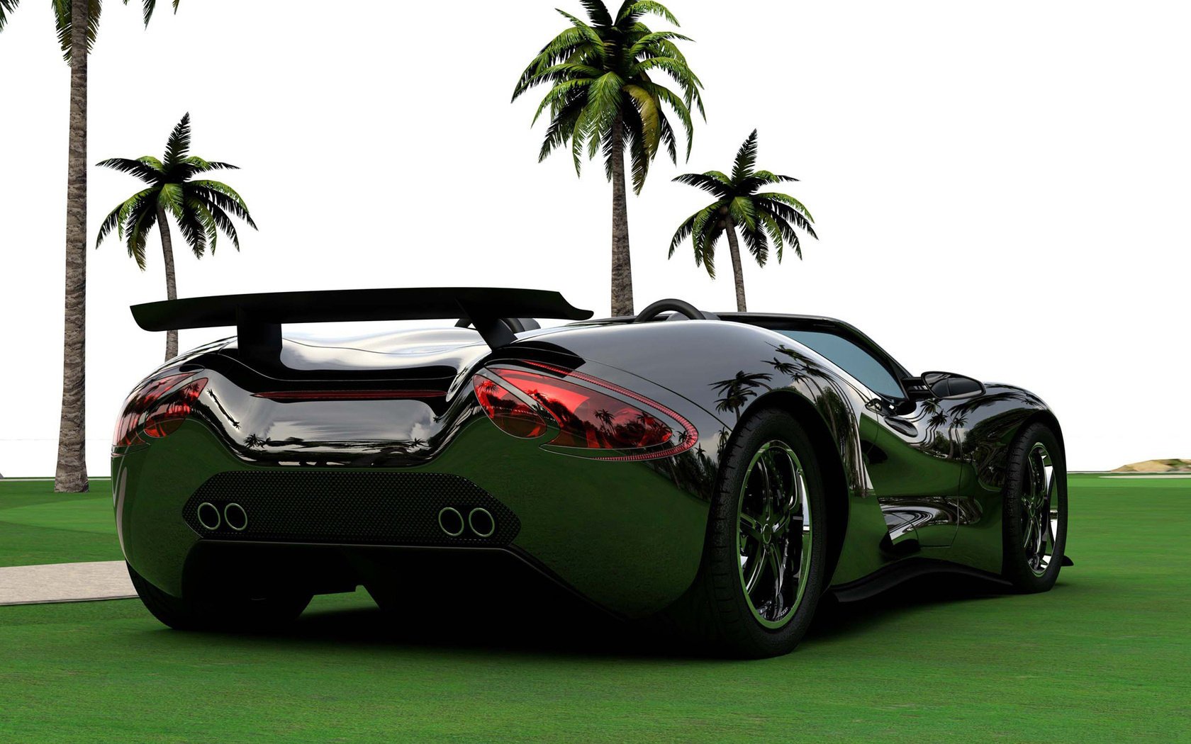 erba sta strada supercar car cielo
