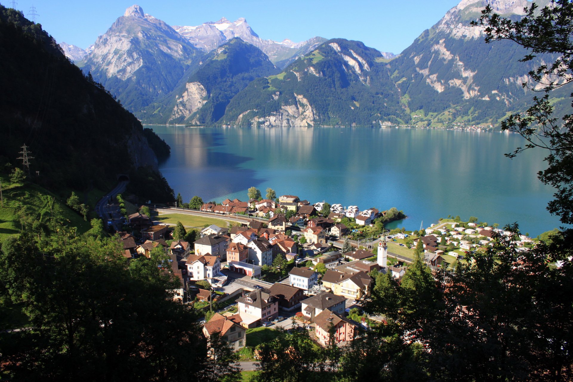 paesaggio svizzera montagne dall alto natura