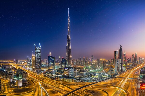 Luci Della Torre Burj Khalifa di Dubai