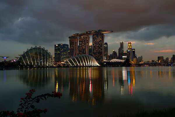 Marina bay sands in Singapore