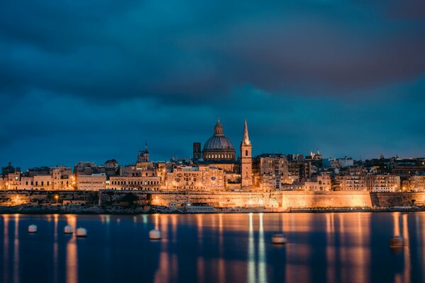 Nocna Malta stolica Valletty