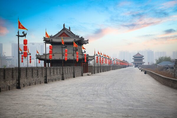 Chinese houses in classical style