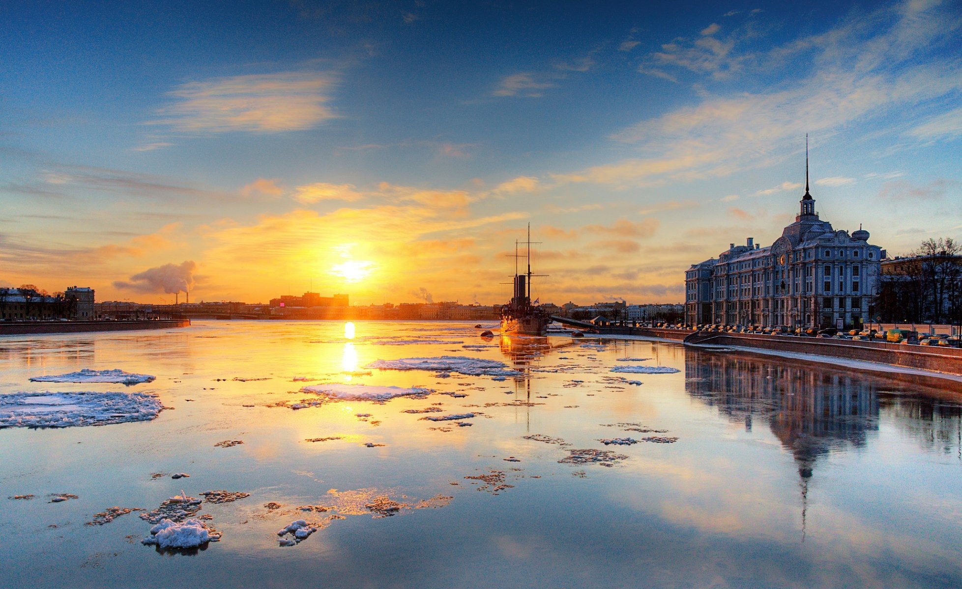 san petersburgo aurora neva