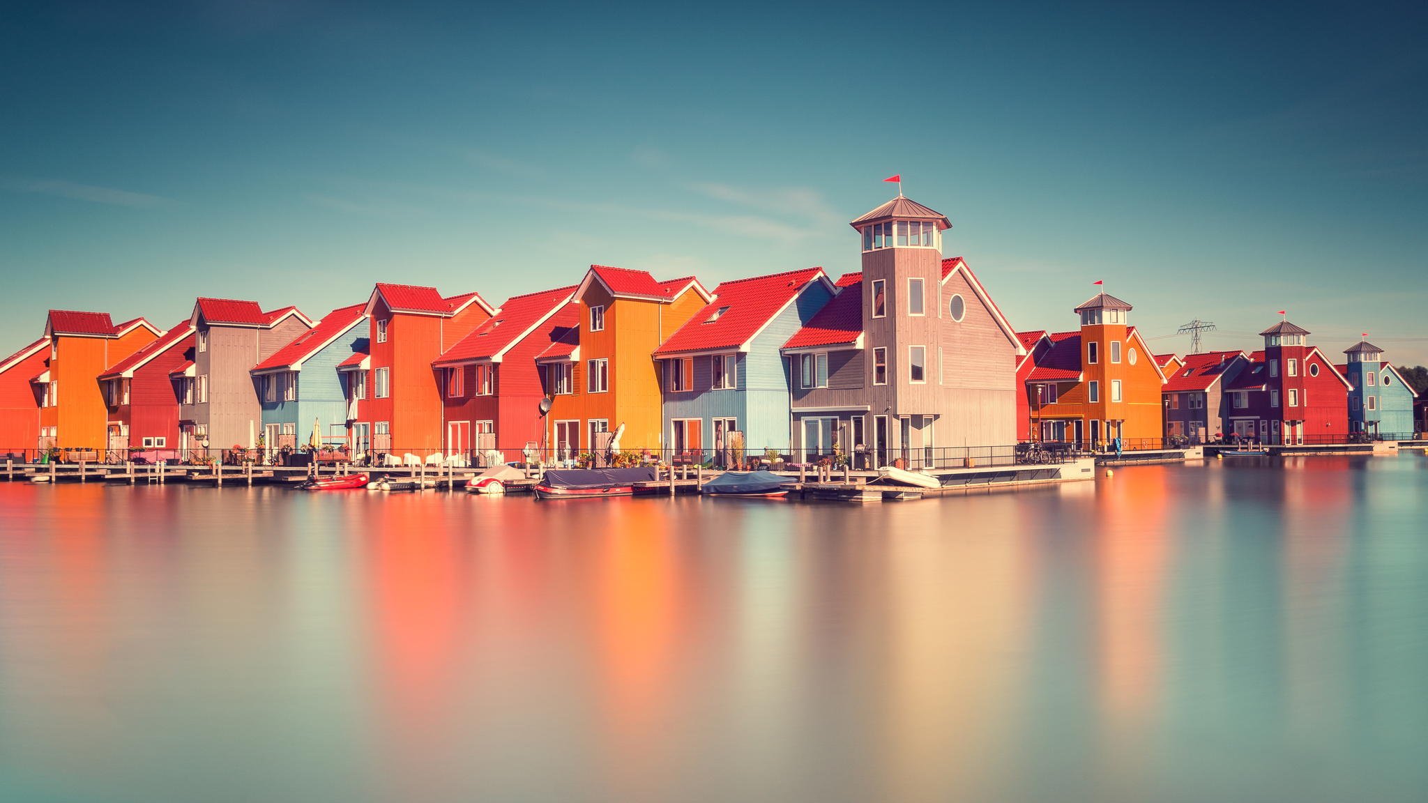 house river reflection netherland