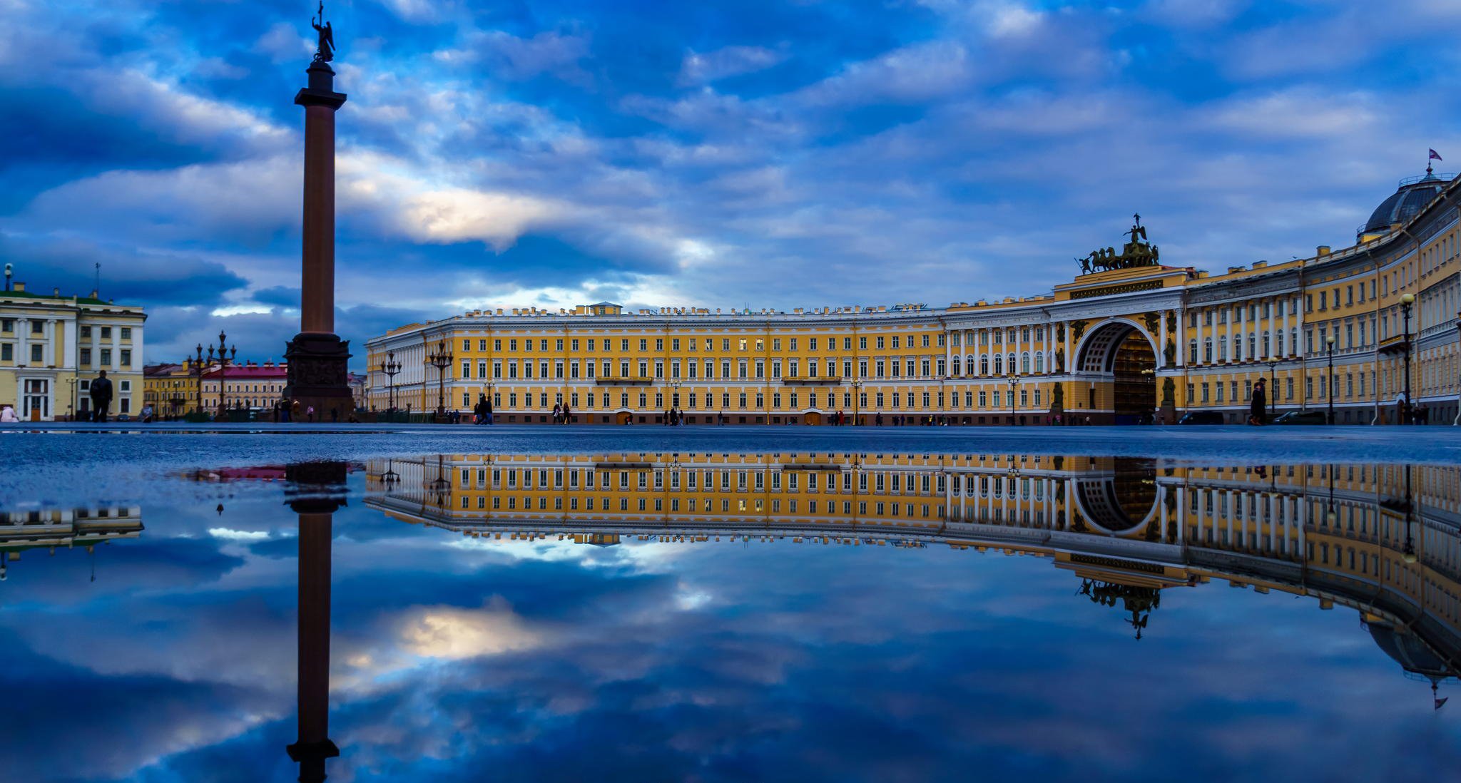 sankt petersburg peter rosja plac pałacowy