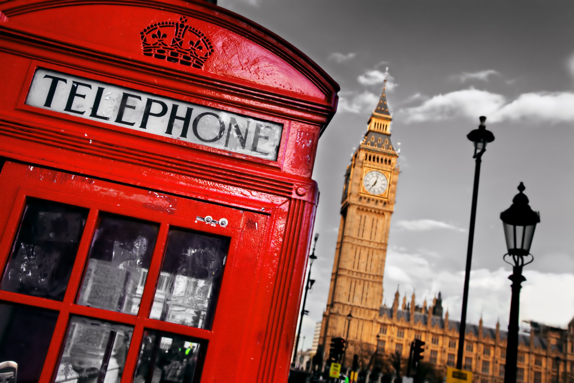 london england telephone big ben phone booth