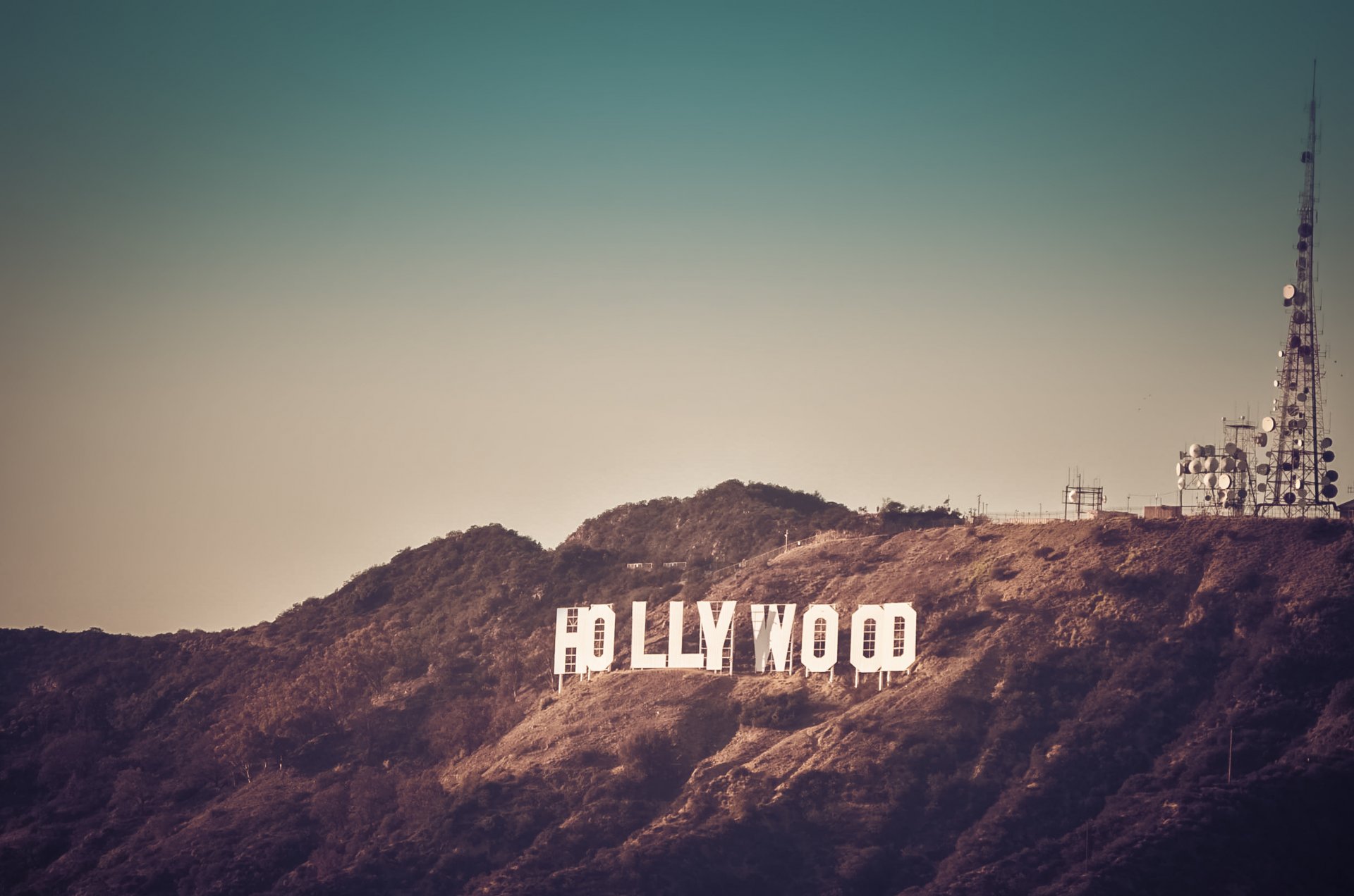 estados unidos los ángeles california hollywood sign griffin park ee.