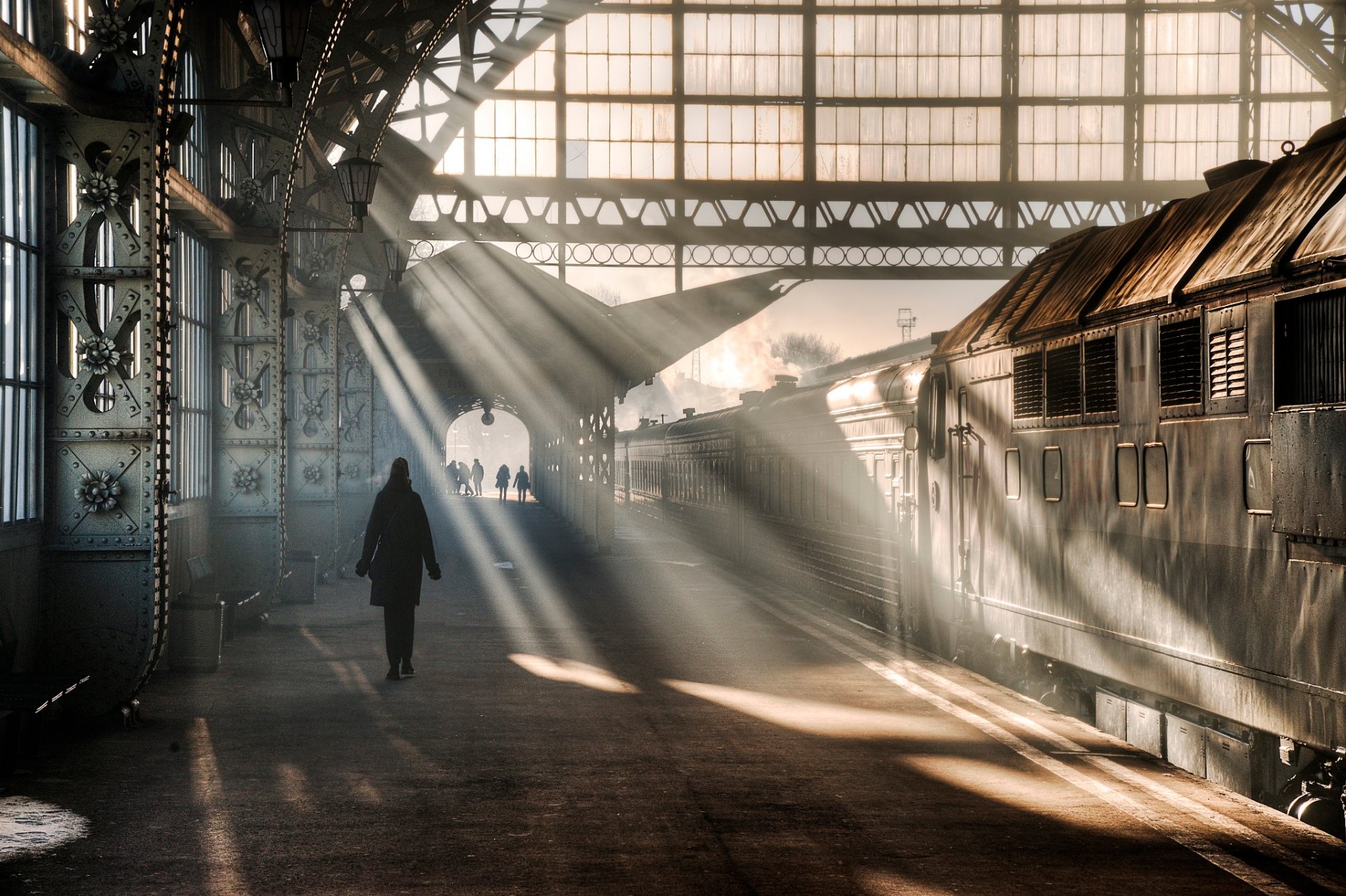 san pietroburgo stazione ferroviaria di vitebsk treno