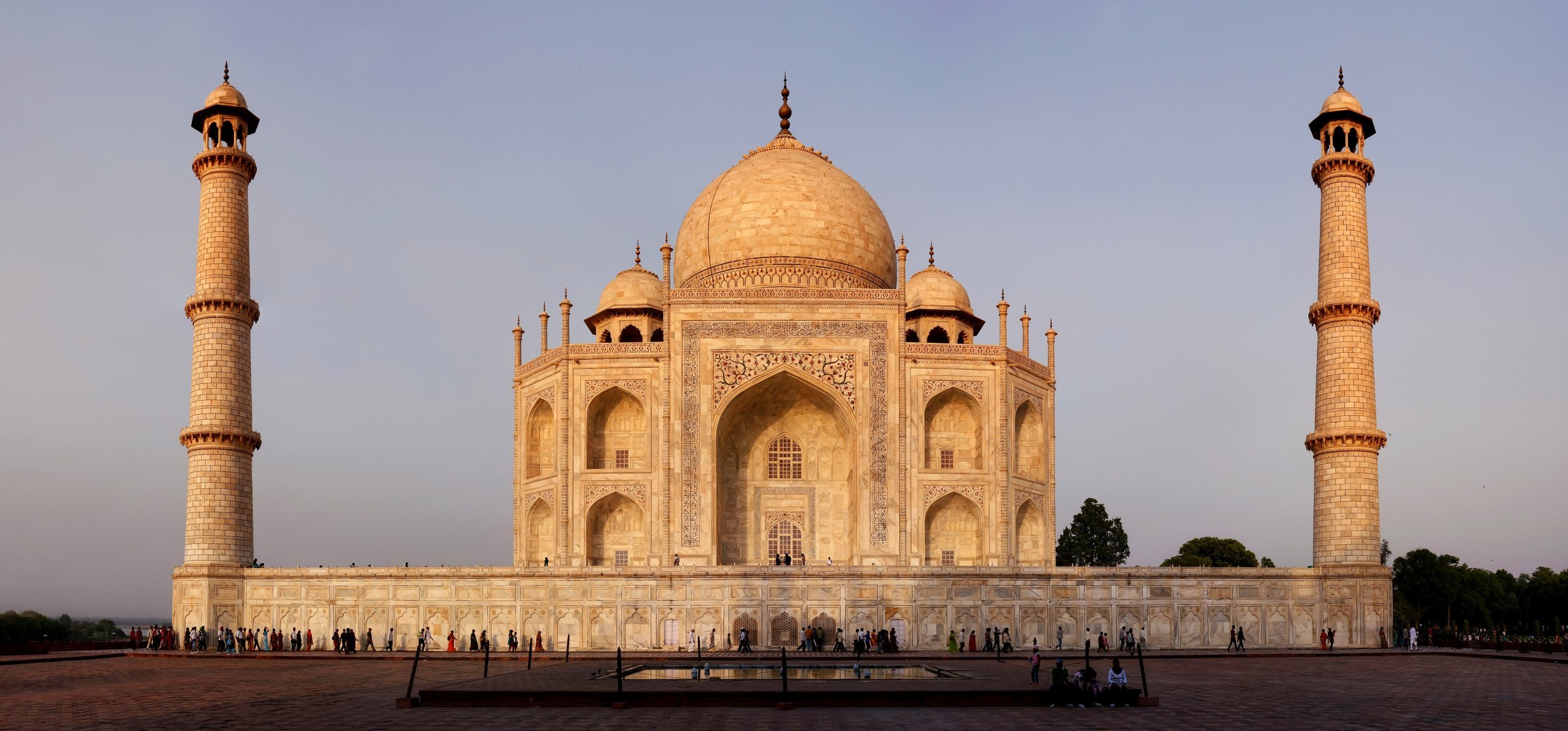 indie agra taj mahal jamna mauzoleum-meczet wielcy mogołowie shah jahan mumtaz mahal pomnik architektura marmur