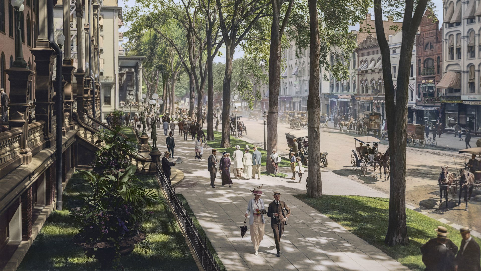 broadway new york saratoga springs 1915 jahrgang völker